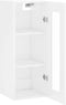 vidaXL - Wandkast - 34,5x34x90 - cm - hoogglans - wit