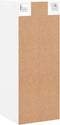 vidaXL - Wandkast - 34,5x34x90 - cm - wit