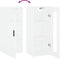 vidaXL - Wandkast - 34,5x34x90 - cm - wit