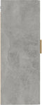 vidaXL - Wandkast - 35x34x90 - cm - bewerkt - hout - betongrijs