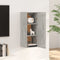 vidaXL - Wandkast - 35x34x90 - cm - bewerkt - hout - betongrijs