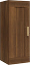 vidaXL - Wandkast - 35x34x90 - cm - bewerkt - hout - bruineikenkleurig