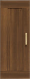 vidaXL - Wandkast - 35x34x90 - cm - bewerkt - hout - bruineikenkleurig