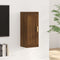 vidaXL - Wandkast - 35x34x90 - cm - bewerkt - hout - bruineikenkleurig
