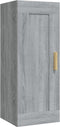 vidaXL - Wandkast - 35x34x90 - cm - bewerkt - hout - grijs - sonoma - eikenkleurig