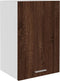 vidaXL - Wandkast - 39,5x31x60 - cm - bewerkt - hout - bruin - eikenkleur