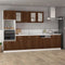vidaXL - Wandkast - 39,5x31x60 - cm - bewerkt - hout - bruin - eikenkleur