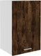 vidaXL - Wandkast - 39,5x31x60 - cm - bewerkt - hout - gerookt - eikenkleurig