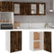 vidaXL - Wandkast - 39,5x31x60 - cm - bewerkt - hout - gerookt - eikenkleurig