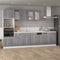 vidaXL - Wandkast - 39,5x31x60 - cm - bewerkt - hout - grijs - sonoma - eikenkleurig