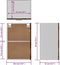 vidaXL - Wandkast - 39,5x31x60 - cm - bewerkt - hout - grijs - sonoma - eikenkleurig