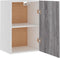 vidaXL - Wandkast - 39,5x31x60 - cm - bewerkt - hout - grijs - sonoma - eikenkleurig