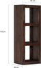 vidaXL - Wandkast - 40x30x110 - cm - massief - acaciahout
