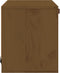 vidaXL - Wandkast - 40x30x35 - cm - massief - grenenhout - honingbruin