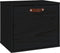 vidaXL - Wandkast - 40x30x35 - cm - massief - grenenhout - zwart