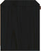 vidaXL - Wandkast - 40x30x35 - cm - massief - grenenhout - zwart