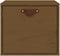 vidaXL - Wandkast - 40x30x35 - cm - massief - grenenhout - zwart