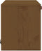vidaXL - Wandkast - 40x30x35 - cm - massief - grenenhout - zwart