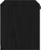 vidaXL - Wandkast - 40x30x35 - cm - massief - grenenhout - zwart