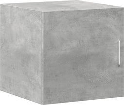 vidaXL - Wandkast - 40x42,5x40 - cm - bewerkt - hout - betongrijs