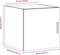 vidaXL - Wandkast - 40x42,5x40 - cm - bewerkt - hout - betongrijs