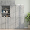vidaXL - Wandkast - 40x42,5x40 - cm - bewerkt - hout - betongrijs