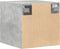 vidaXL - Wandkast - 40x42,5x40 - cm - bewerkt - hout - betongrijs