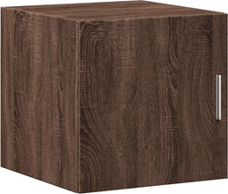vidaXL - Wandkast - 40x42,5x40 - cm - bewerkt - hout - bruin - eikenkleurig