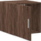 vidaXL - Wandkast - 40x42,5x40 - cm - bewerkt - hout - bruin - eikenkleurig