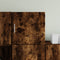 vidaXL - Wandkast - 40x42,5x40 - cm - bewerkt - hout - gerookt - eikenkleurig