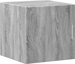 vidaXL - Wandkast - 40x42,5x40 - cm - bewerkt - hout - grijs - sonoma