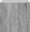 vidaXL - Wandkast - 40x42,5x40 - cm - bewerkt - hout - grijs - sonoma