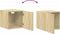 vidaXL - Wandkast - 40x42,5x40 - cm - bewerkt - hout - sonoma - eikenkleurig