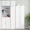 vidaXL - Wandkast - 40x42,5x40 - cm - bewerkt - hout - wit