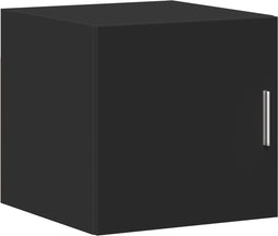 vidaXL - Wandkast - 40x42,5x40 - cm - bewerkt - hout - zwart