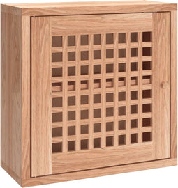 vidaXL - Wandkast - 42x18x42 - cm - massief - walnotenhout