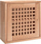 vidaXL - Wandkast - 42x18x42 - cm - massief - walnotenhout