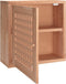 vidaXL - Wandkast - 42x18x42 - cm - massief - walnotenhout