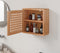 vidaXL - Wandkast - 42x18x42 - cm - massief - walnotenhout