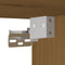 vidaXL - Wandkast - 45x30x35 - cm - massief - grenenhout - honingbruin