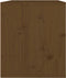 vidaXL - Wandkast - 45x30x35 - cm - massief - grenenhout - honingbruin