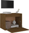 vidaXL - Wandkast - 45x30x35 - cm - massief - grenenhout - honingbruin