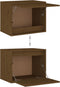 vidaXL - Wandkast - 45x30x35 - cm - massief - grenenhout - honingbruin