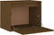 vidaXL - Wandkast - 45x30x35 - cm - massief - grenenhout - honingbruin