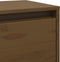 vidaXL - Wandkast - 45x30x35 - cm - massief - grenenhout - honingbruin