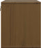 vidaXL - Wandkast - 45x30x35 - cm - massief - grenenhout - honingbruin
