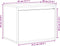 vidaXL - Wandkast - 45x30x35 - cm - massief - grenenhout - honingbruin