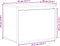 vidaXL - Wandkast - 45x30x35 - cm - massief - grenenhout