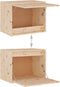 vidaXL - Wandkast - 45x30x35 - cm - massief - grenenhout