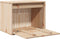 vidaXL - Wandkast - 45x30x35 - cm - massief - grenenhout
